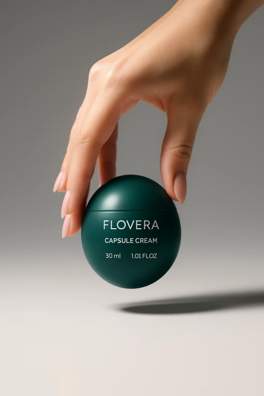Жидкий тональный крем CAPSULE CREAM FLOVERA тон 03